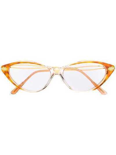 Emanuel Ungaro Pre-Owned очки 1970-х годов в оправе 'кошачий глаз' UNG135D