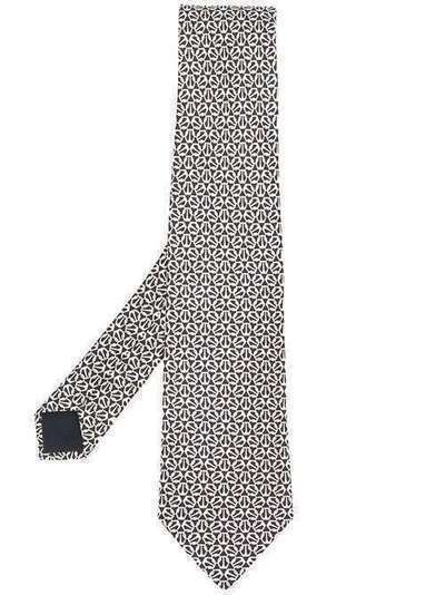 Hermès Pre-Owned галстук 2000-х годов с узором RMS180E