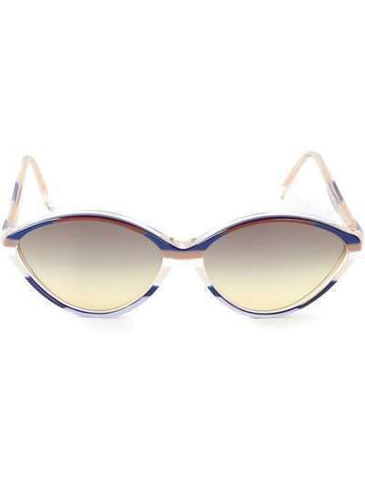 Balenciaga Pre-Owned солнцезащитные очки в полоску BALE180