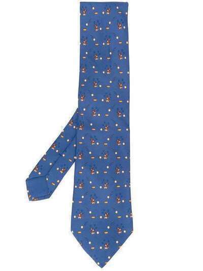 Hermès Pre-Owned галстук 2000-х годов с принтом HERM180AR