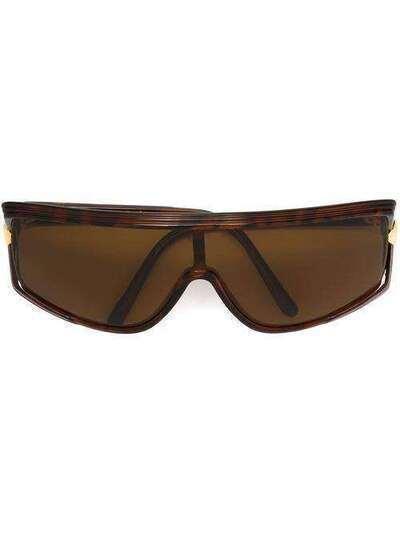 Emanuel Ungaro Pre-Owned солнцезащитные очки с узором черепашьего панциря UNX250