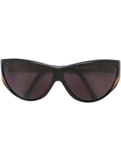 Yves Saint Laurent Pre-Owned солнцезащитные очки с оправой "кошачий глаз" YSLRT150