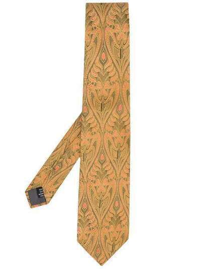 Gianfranco Ferré Pre-Owned жаккардовый галстук с цветочным узором 1990-х годов FR100