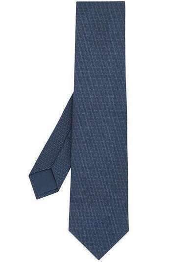 Hermès галстук с принтом 606135UA