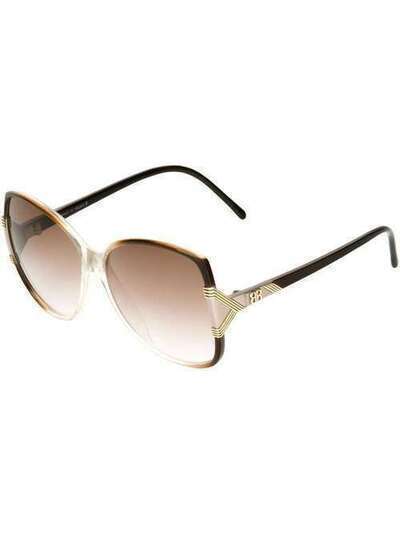 Balenciaga Pre-Owned прозрачные солнцезащитные очки BC205