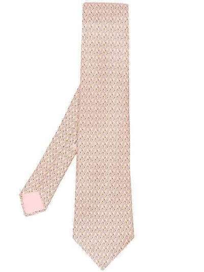 Hermès Pre-Owned галстук 2000-х годов с узором HERM180L