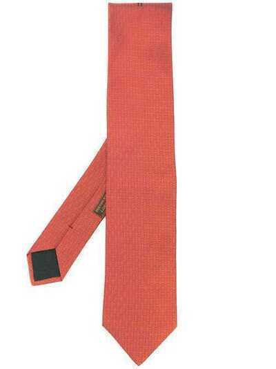 Hermès Pre-Owned галстук 2000-х годов с вышитым логотипом HERMES150N