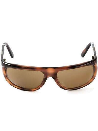 Persol Pre-Owned солнцезащитные очки в квадратной оправе VX200