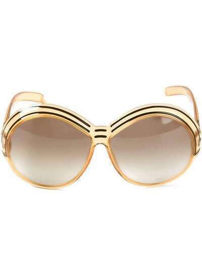 Christian Dior Pre-Owned солнцезащитные очки в круглой оправе 150CH