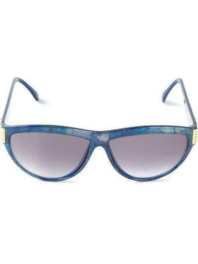 Yves Saint Laurent Pre-Owned солнцезащитные очки с мраморным эффектом VIN180