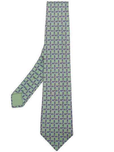 Hermès Pre-Owned галстук с принтом HR180D