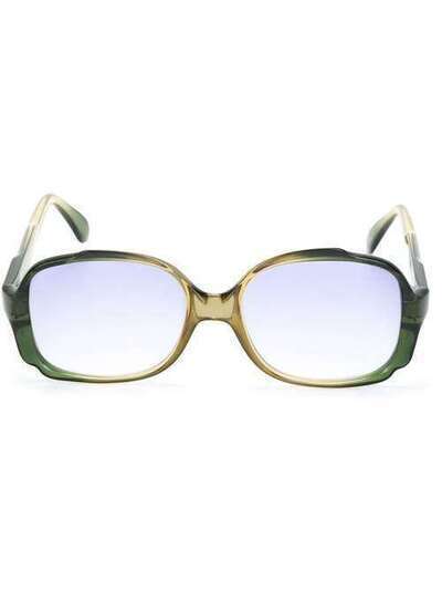 Persol Pre-Owned солнцезащитные очки с крупной оправой PESOL250