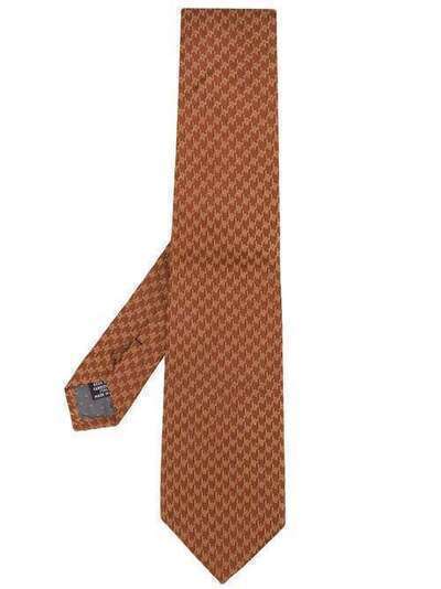 Gianfranco Ferré Pre-Owned галстук в ломаную клетку 1990-х годов GNFRR100A
