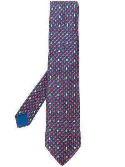 Hermès Pre-Owned галстук 2000-х годов с принтом HERM180AL