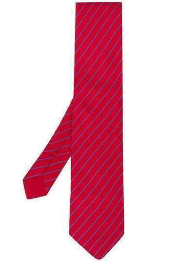 Hermès Pre-Owned полосатый галстук 2000-х годов HERME150ABB