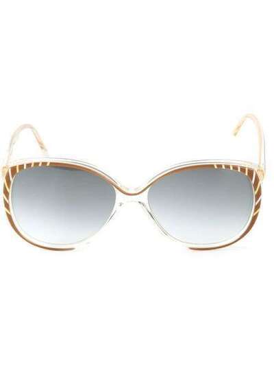 Balenciaga Pre-Owned солнцезащитные очки в круглой оправе 150BB
