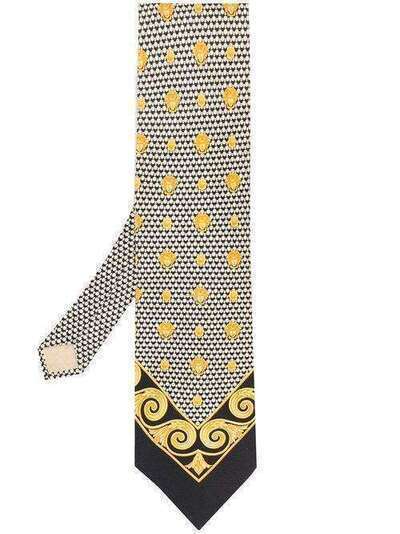 Versace Pre-Owned галстук 1990-х годов с принтом Medusa VRSA180B