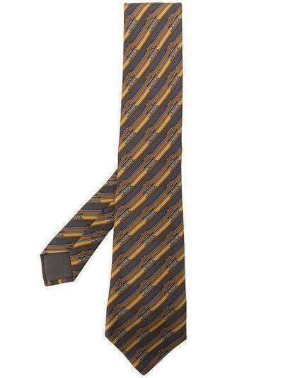 Hermès Pre-Owned галстук с принтом RME180D