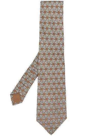 Hermès Pre-Owned галстук 2000-х годов с узором HERM180V