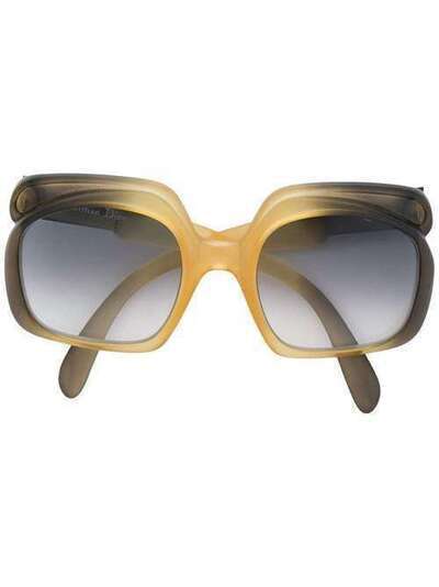 Christian Dior Pre-Owned большией солнцезащитные очки деграде OR150D