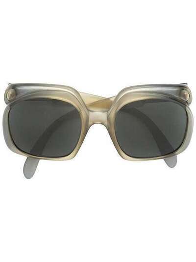 Christian Dior Pre-Owned солнцезащитные очки в объемной оправе DIO150