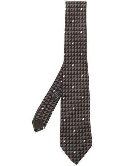 Versace Pre-Owned галстук с узором VRS180AC