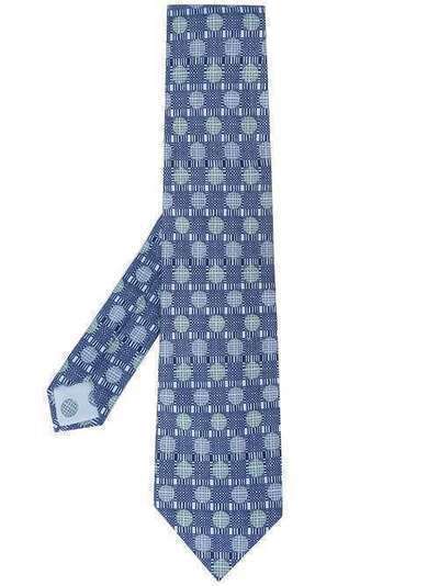 Hermès Pre-Owned клетчатый галстук 2000-х годов HERME150AG