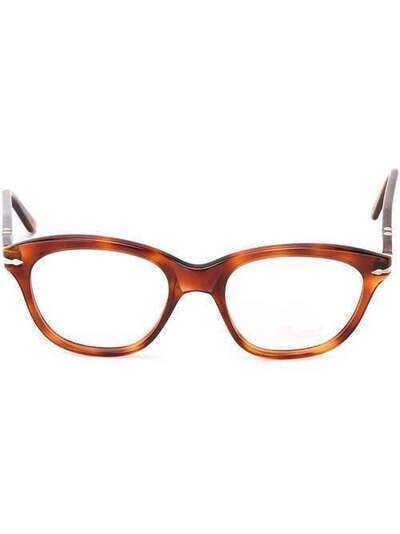 Persol Pre-Owned очки с узором черепашьего панциря BRS250
