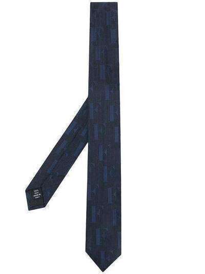 Gianfranco Ferré Pre-Owned галстук 1990-х годов с монограммой FRR120H