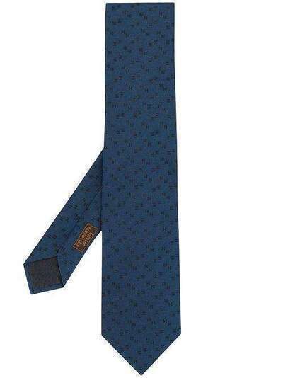 Hermès галстук с логотипом 659266T