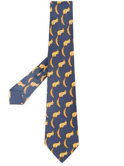Hermès Pre-Owned галстук 2000-х годов с принтом HER180AR
