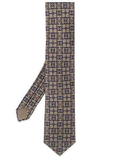 Hermès Pre-Owned галстук 2000-х годов с узором RMS180AL