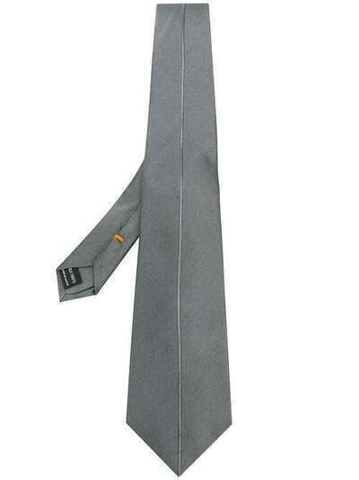 Yohji Yamamoto Pre-Owned классический галстук в рубчик YAM180