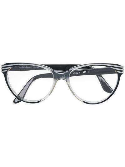 Yves Saint Laurent Pre-Owned очки в оправе 'кошачий глаз' AIN180
