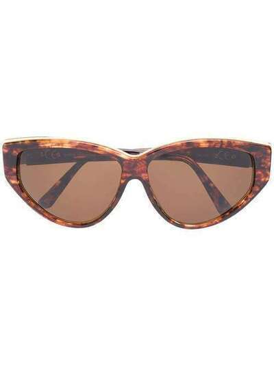 Paco Rabanne Pre-Owned солнцезащитные очки 1980-х годов черепаховой расцветки RABA150