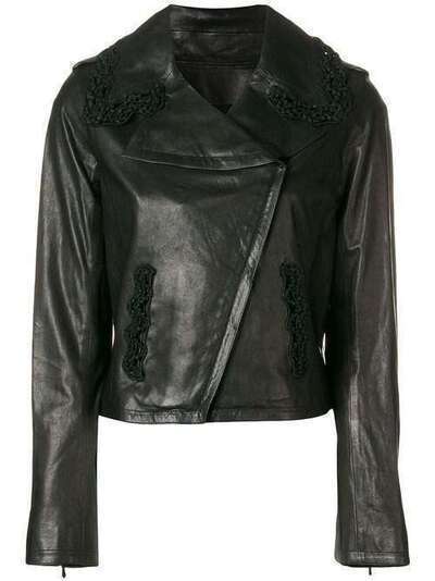 Chanel Pre-Owned куртка с вязаными деталями DPCHA257686