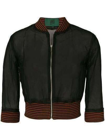 Jean Paul Gaultier Pre-Owned полупрозрачная куртка-бомбер JPG811A