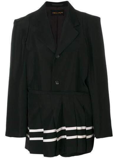 Comme Des Garçons Pre-Owned приталенный пиджак с контрастными полосками CDG292A