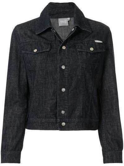 Versace Pre-Owned укороченная джинсовая куртка LL01