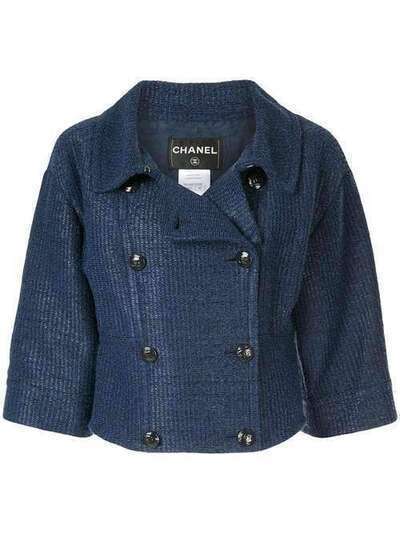 Chanel Pre-Owned двубортный укороченный пиджак M9477