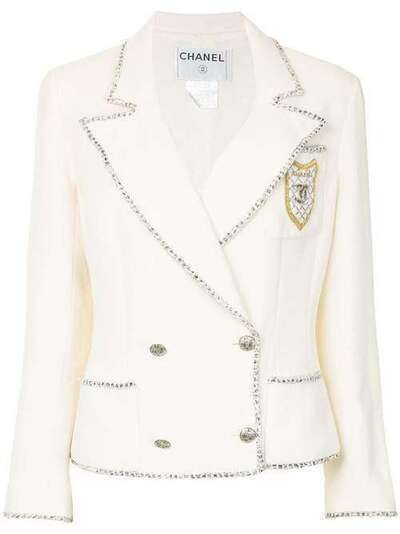 Chanel Pre-Owned двубортный пиджак AJ909