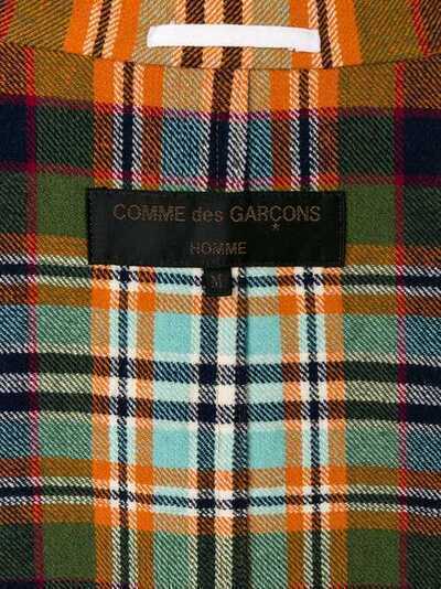 Comme Des Garçons Pre-Owned костюм в клетку с потертостями CDG888