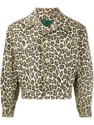 Jean Paul Gaultier Pre-Owned куртка с леопардовым принтом JPG2193