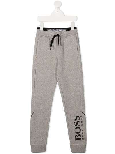 BOSS Kidswear спортивные брюки с логотипом