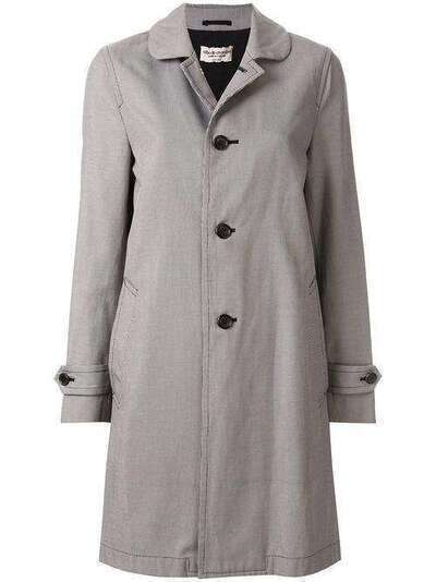 Comme Des Garçons Pre-Owned пальто прямого кроя в клетку RC040060