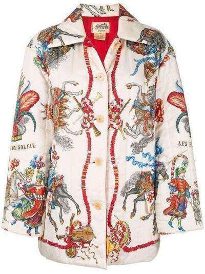 Hermès однобортная куртка с длинными рукавами 100CIRCLEP