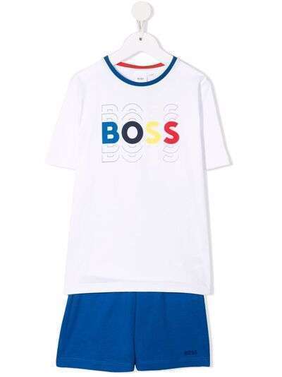 BOSS Kidswear спортивный костюм с логотипом