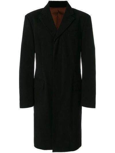 Jean Paul Gaultier Pre-Owned пальто средней длины с потайной застежкой спереди JPG1890