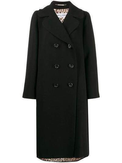 Dolce & Gabbana Pre-Owned двубортное пальто свободного кроя 1990-х годов DEG490A