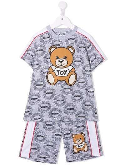 Moschino Kids шорты Teddy Bear с логотипом